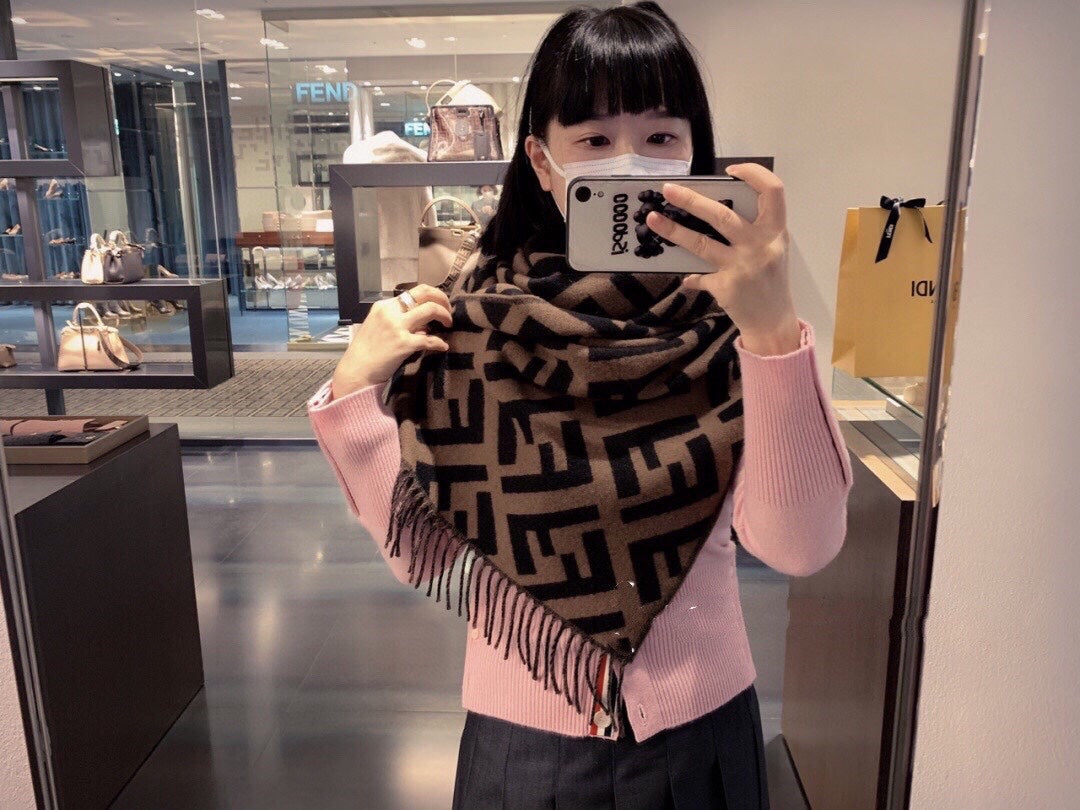 F25 Women's Winter Fashion Wool Scarf