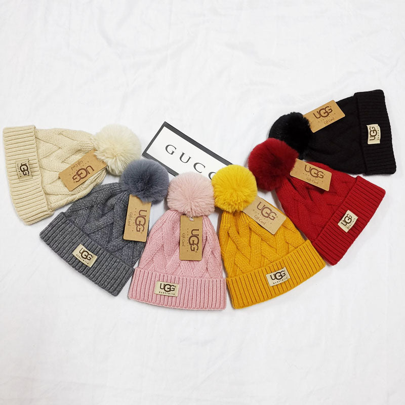 H15 Women autumn and winter knitted hat