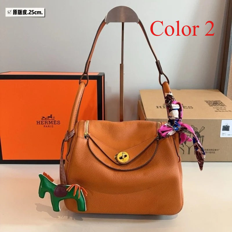 HEMB1   Stylish New Premium Genuine Leather Bag  25X13X17cm