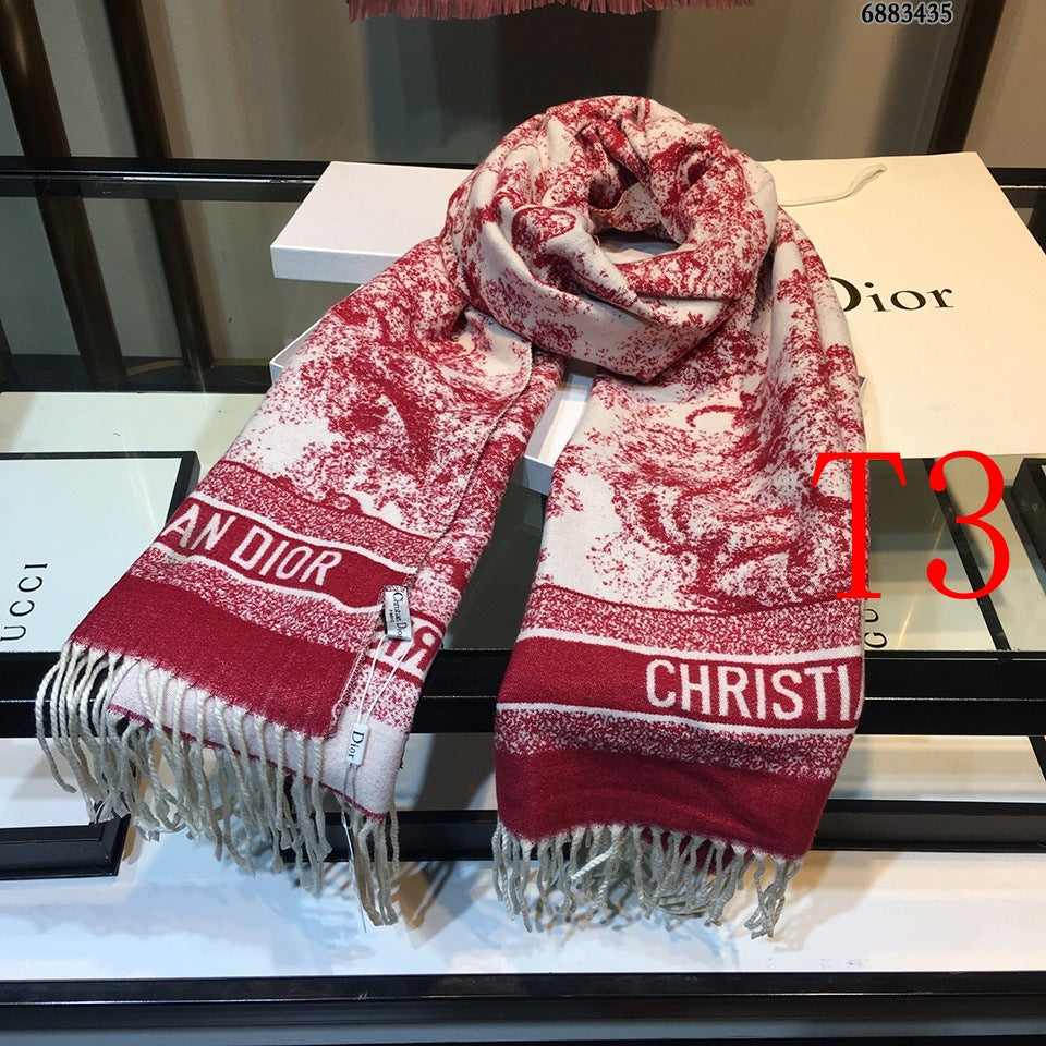 F45 Women Wool Blend Scarf Wrap