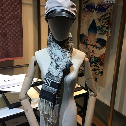F45 Women Wool Blend Scarf Wrap