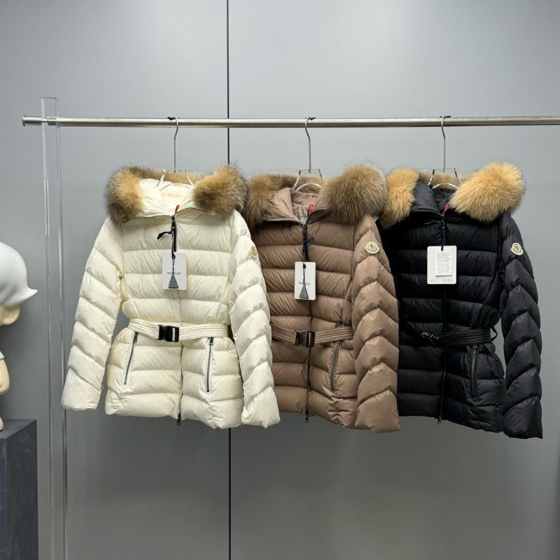 C8 Women's Casual Mid‑Length Hooded Down Jacket Winter Warm Outer Coat