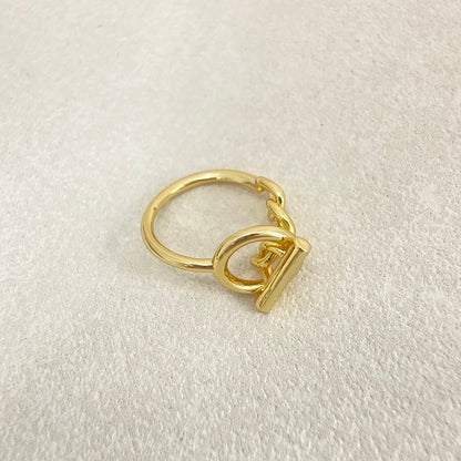 R10 Women's rings with gold-plated jewelry
