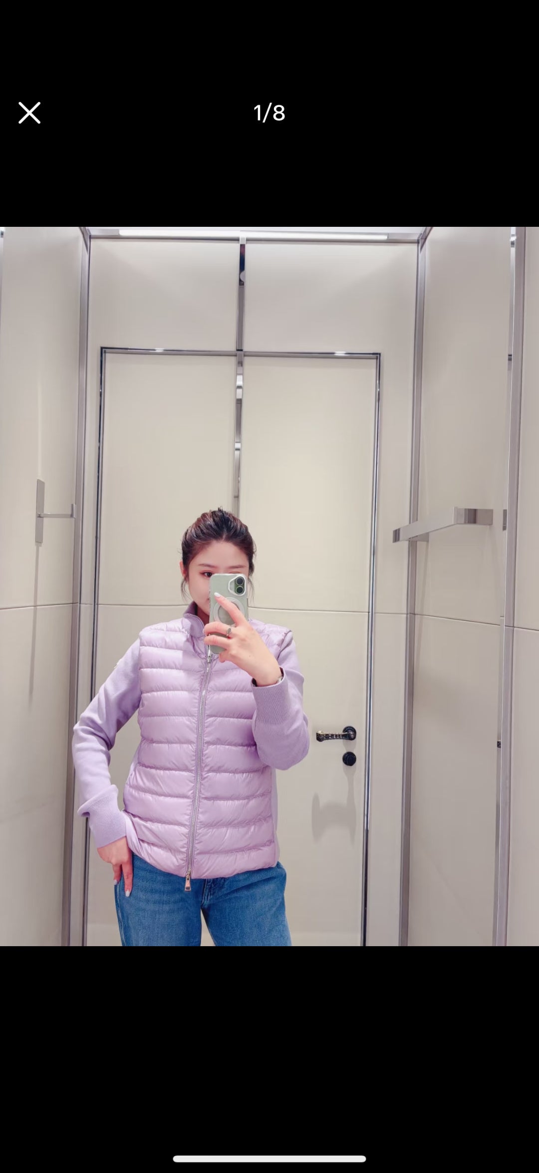 C6 Women's Slim‑Fit Lightweight Down Jacket, Winter Warm Coat