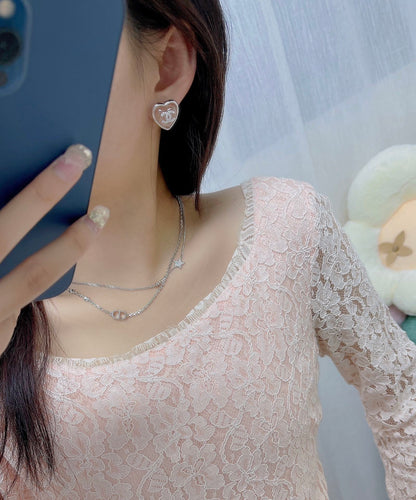 CHE25 Women gold-plated fashion earrings high-quality jewelry