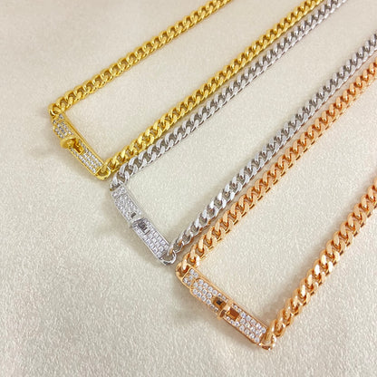 N6 New women and men gold-plated necklace fashion jewelry