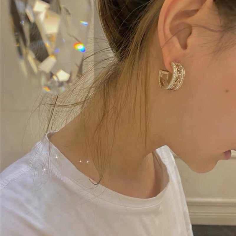 A170 Women gold-plated fashion earrings high-quality jewelry