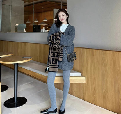 F4 Women's Winter Top Grade Fashion Wool Scarf Shawl Wrap 180*35cm