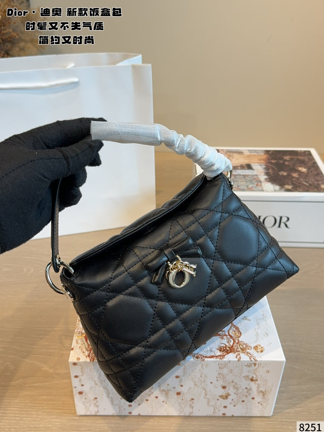 MN27 Women's leather bag handbag 22*7*14cm