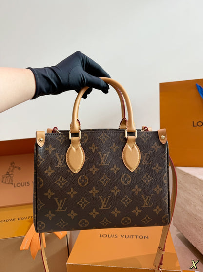 MS89 Women's handbag leather bag 25*18cm