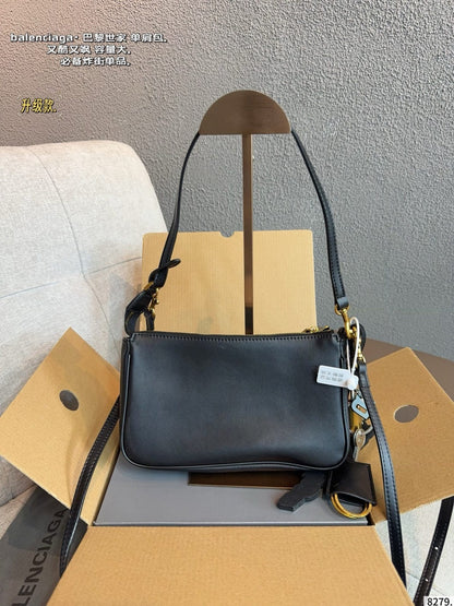 MS83 Women's handbag leather bag 22*4*13cm