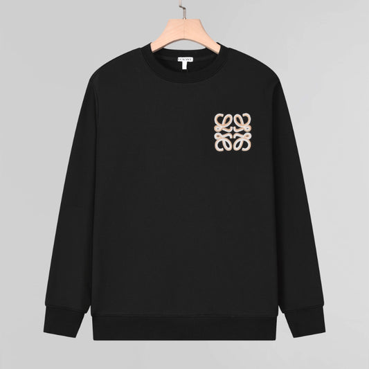 C67 Men's & Women's Classic Black Cotton Sweatshirt Clothes