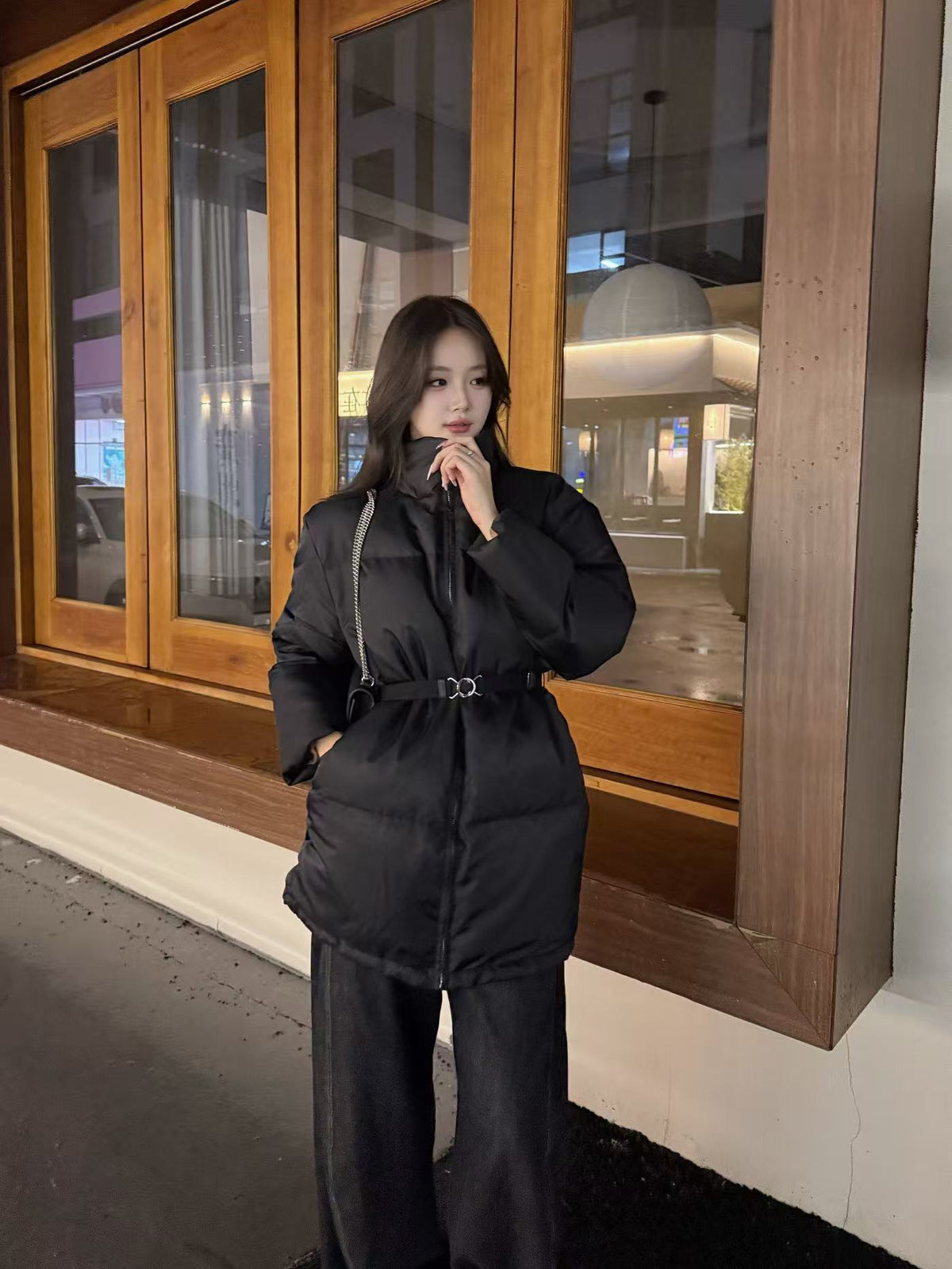 C5 Women's Casual Warm Down Jacket, Winter Outerwear Coat