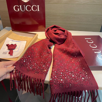 F1 Women's Winter Premium Fashion Scarf Soft Warm Shawl Wrap for Cold Weather 33cmX190cm