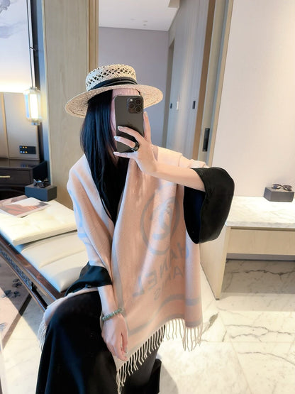 F16  Women's Winter Fashion High Quality Wool Scarf