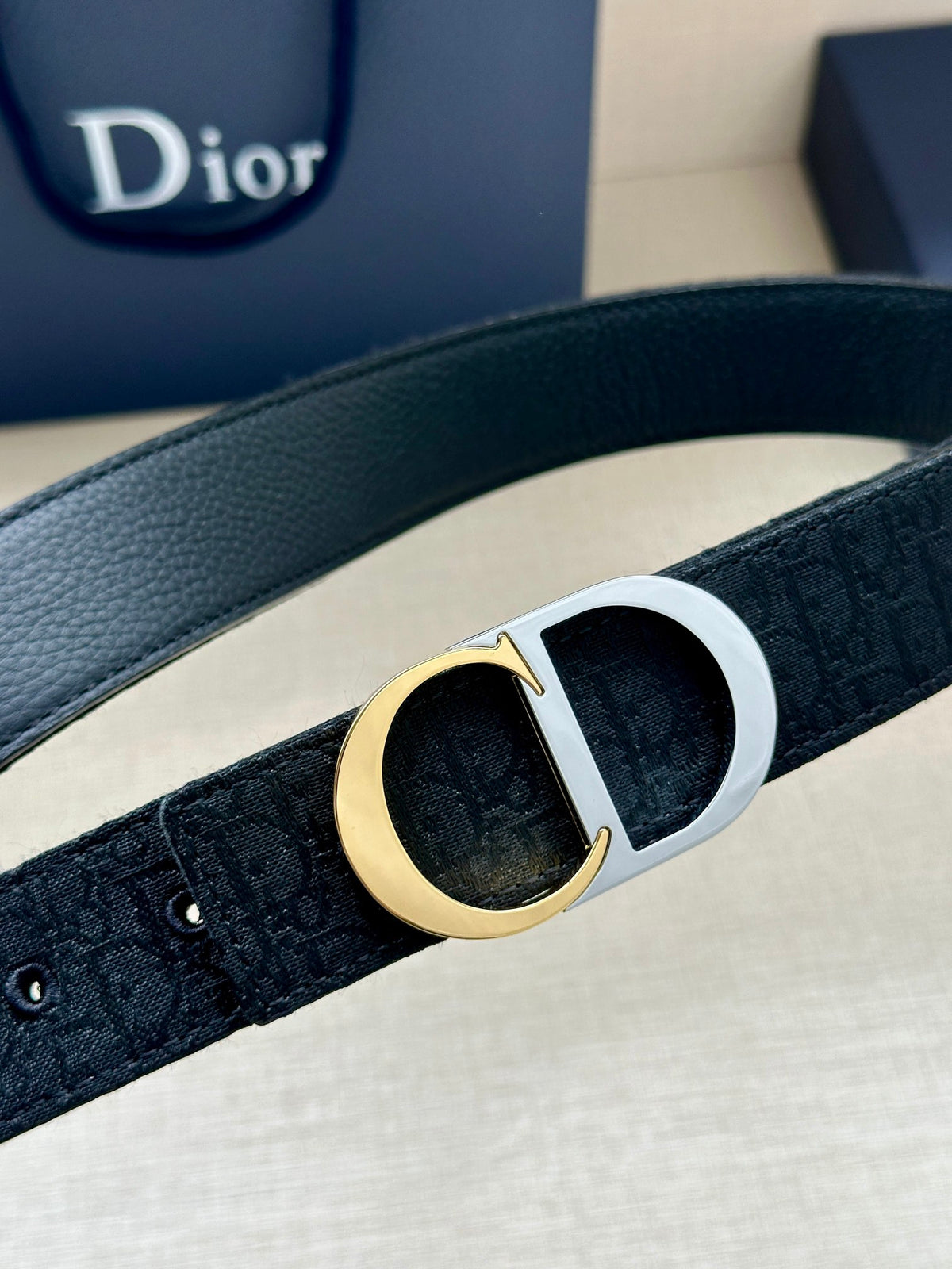 BE9 Real Leather Belt 3.2CM with packing