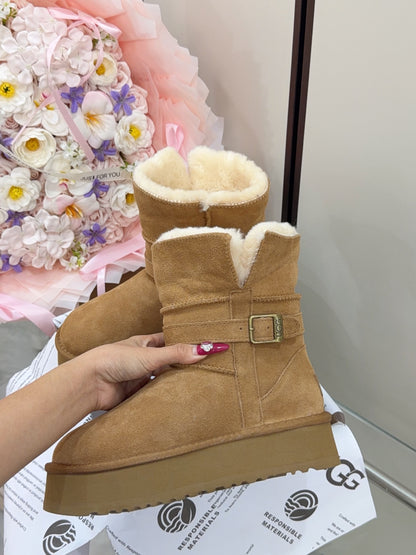 HT8 Winter Warm Snow Boots Women's Shoes 35-41