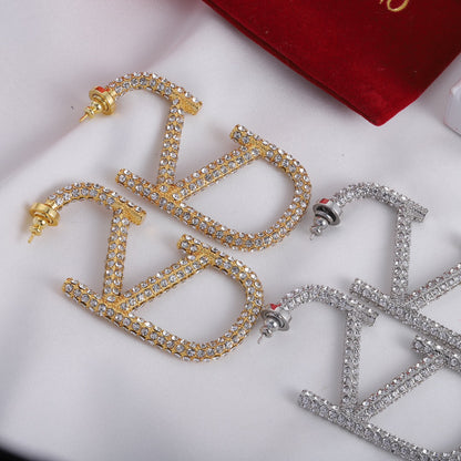 E65 Women gold-plated earrings high-quality jewelry