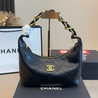 MN43 Women's leather bag crescent bag 23*6*13cm