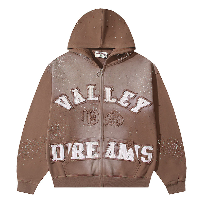 C41 Men's and women's zipper hoodies outerwear clothes