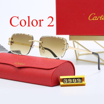 T3909  Fashion men's and women's sunglasses with box