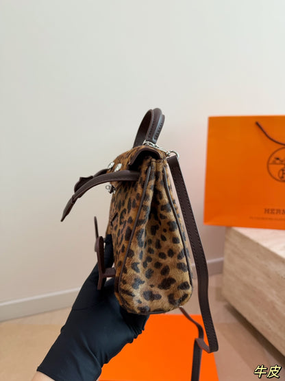 MS30 Fashion leopard print women's handbag bags 21*8*15cm