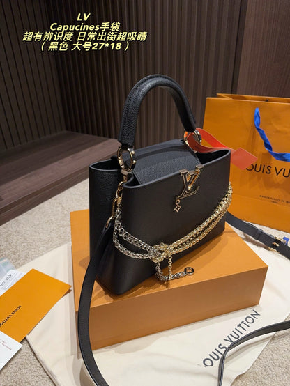 MN69 Women's leather bag handbag 27*18cm/20*14cm