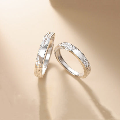 S999 sterling silver unisex ring, fashion high-quality jewelry