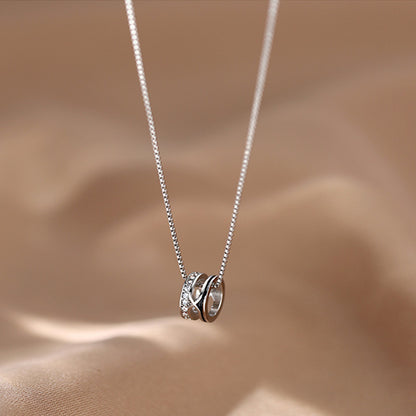 S925 silver women's collarbone chain fashion jewelry necklace