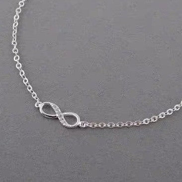 S925 Sterling Silver Minimalist Fashion Elegant Versatile High-End Inlaid Diamond Hand Jewelry