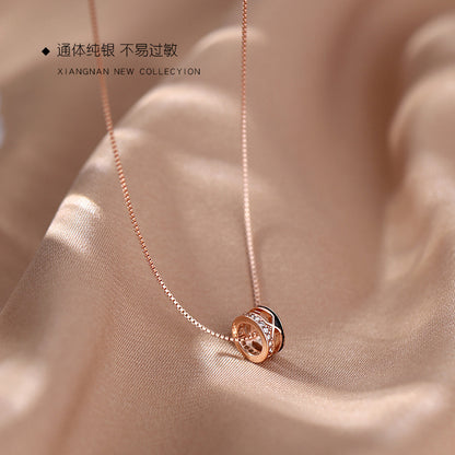 S925 silver women's collarbone chain fashion jewelry necklace