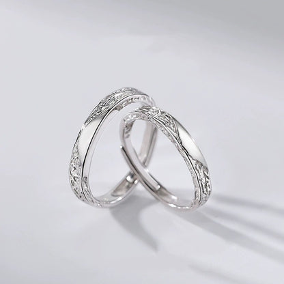 S999 sterling silver unisex ring, fashion high-quality jewelry
