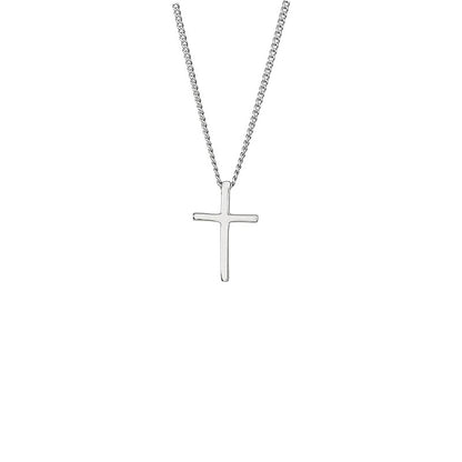 Cross necklace women S925 pure silver simple and fashionable jewelry