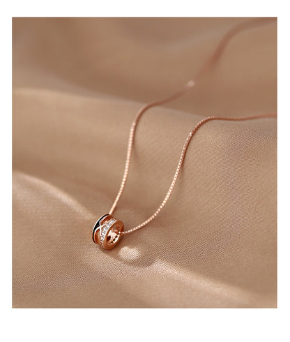 S925 silver women's collarbone chain fashion jewelry necklace