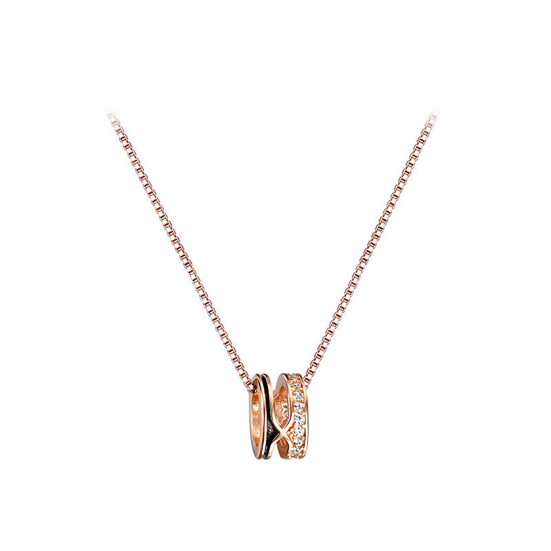 S925 silver women's collarbone chain fashion jewelry necklace