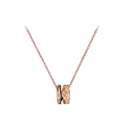 S925 silver women's collarbone chain fashion jewelry necklace