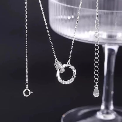 Women's necklace s925 silver high-end fashion collarbone chain jewelry