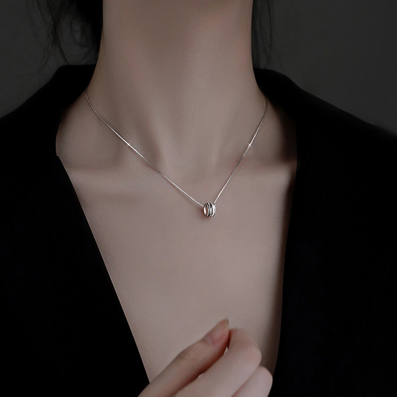 S925 silver women's collarbone chain fashion jewelry necklace