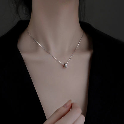 S925 silver women's collarbone chain fashion jewelry necklace