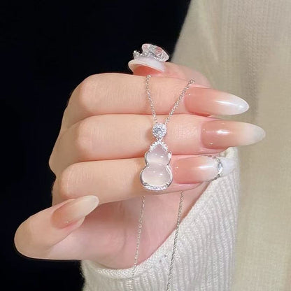 Necklace women's 999 silver new Chinese style design high-end clavicle chain jewelry