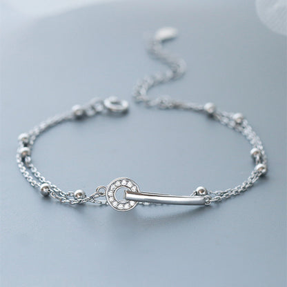 925 sterling silver women's bracelet, high-quality jewelry