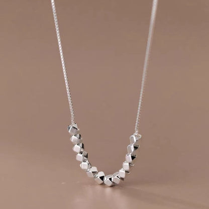 Necklace women's 999 silver simple and fashionable versatile collarbone chain jewelry