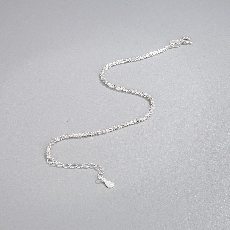 S925 sterling silver bracelet women's simple high-end jewelry jewelry