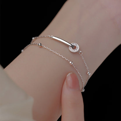 925 sterling silver women's bracelet, high-quality jewelry