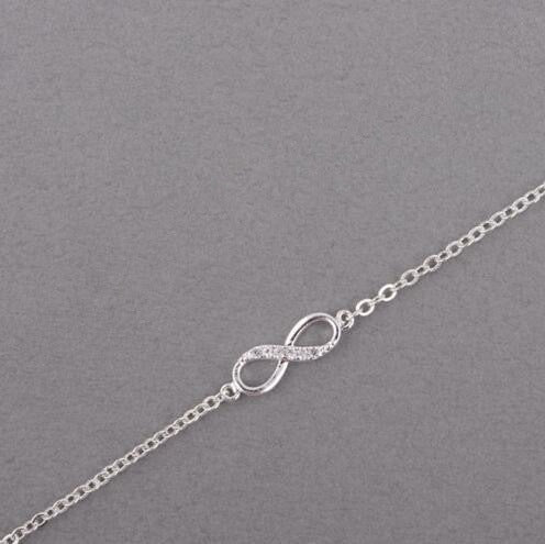S925 Sterling Silver Minimalist Fashion Elegant Versatile High-End Inlaid Diamond Hand Jewelry