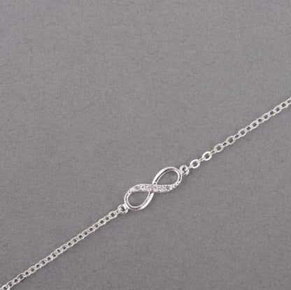 S925 Sterling Silver Minimalist Fashion Elegant Versatile High-End Inlaid Diamond Hand Jewelry
