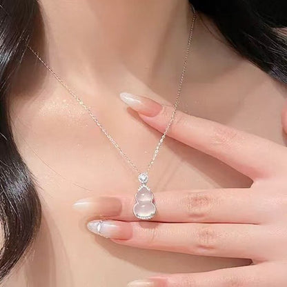 Necklace women's 999 silver new Chinese style design high-end clavicle chain jewelry