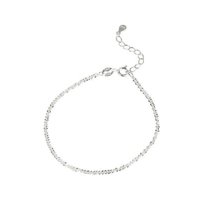 S925 sterling silver bracelet women's simple high-end jewelry jewelry