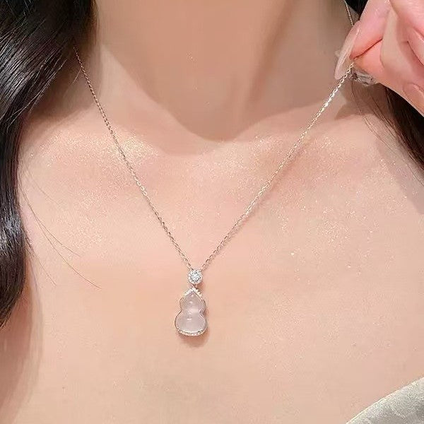 Necklace women's 999 silver new Chinese style design high-end clavicle chain jewelry