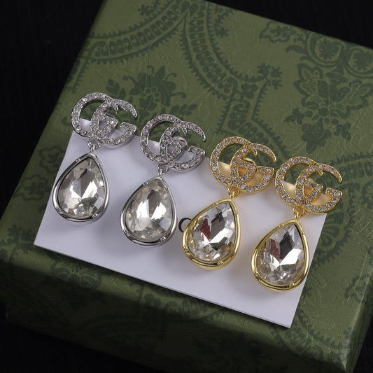 E85 Women gold-plated earrings high-quality jewelry